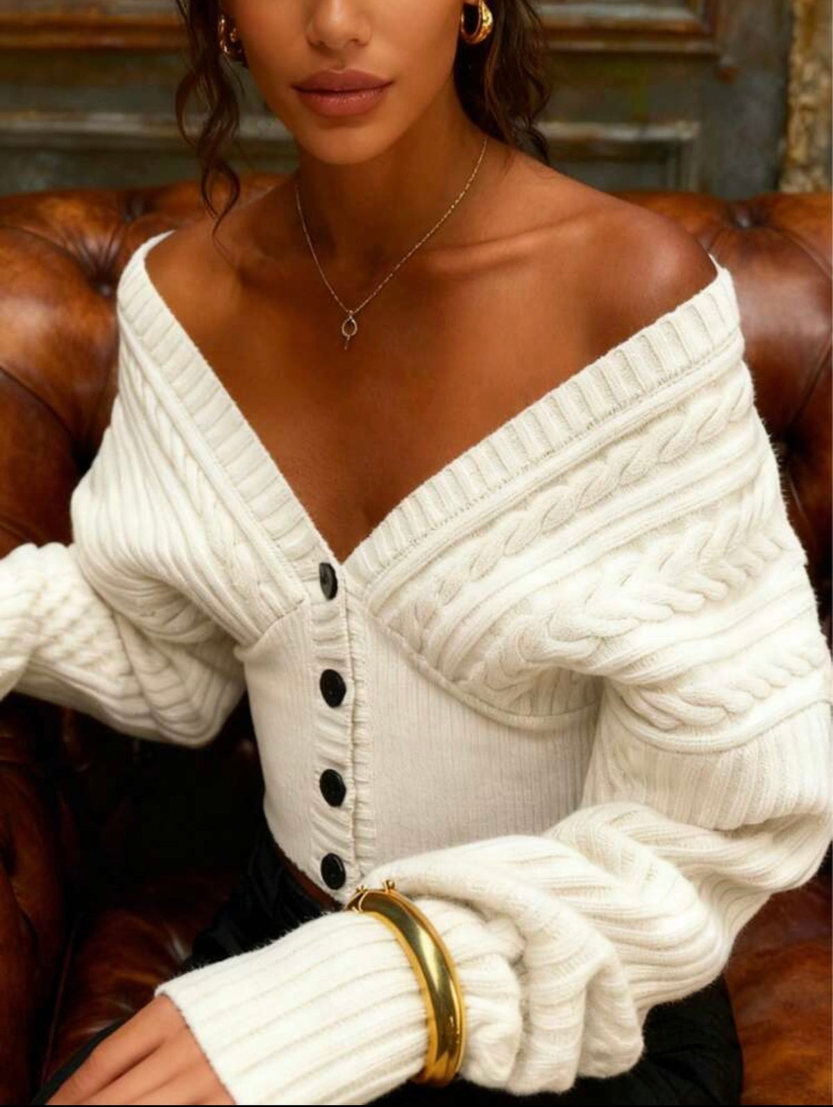 Sexy Off The Shoulder Sweater