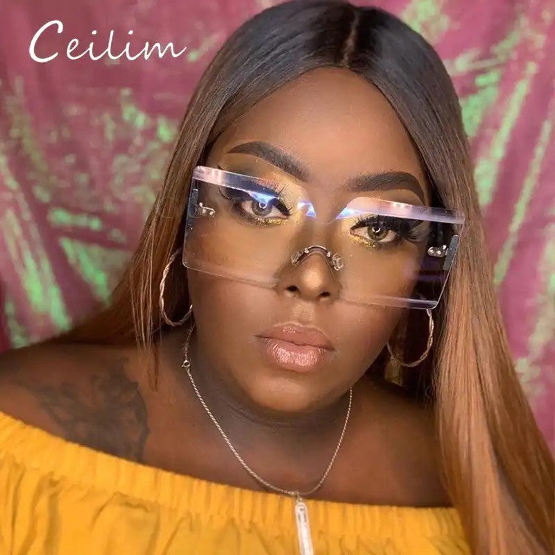 2023 Rimless Square Sunglasses