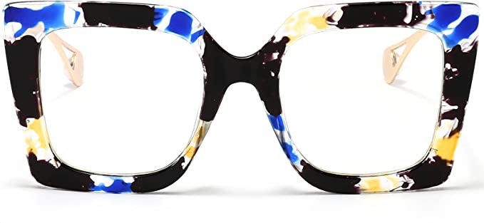 Floral Pattern Blue Light Glasses