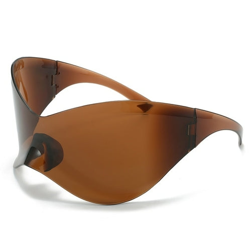Oversized Punk Goggle Sunglasses Women Men Luxury Brand Designer Y2k