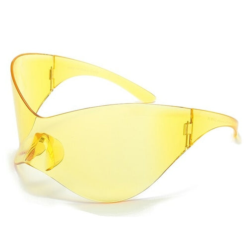 Oversized Punk Goggle Sunglasses Women Men Luxury Brand Designer Y2k