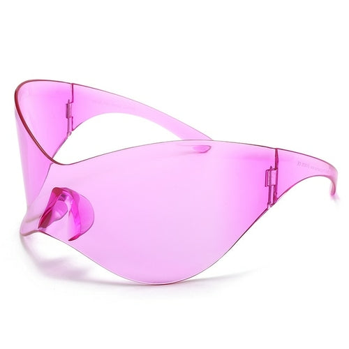 Oversized Punk Goggle Sunglasses Women Men Luxury Brand Designer Y2k