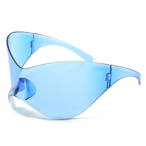 Oversized Punk Goggle Sunglasses Women Men Luxury Brand Designer Y2k