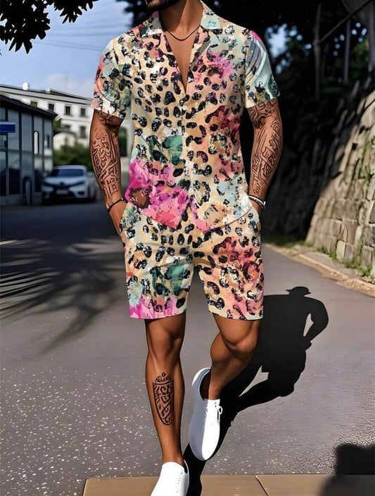 Water Color Leopard Print Set