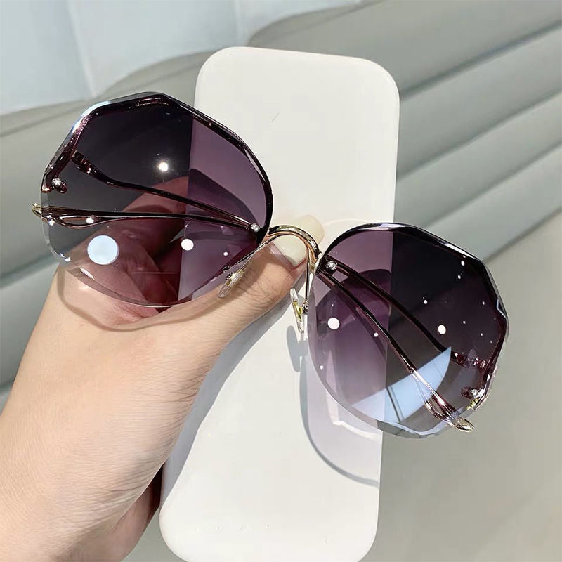 2022 Fashion Gradient Sunglasses Women Brand Design Vintage Pilot