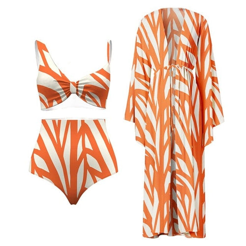 2023 Beach Three Piece Swimsuit Women Swimwear Cover Up Bathing Suit