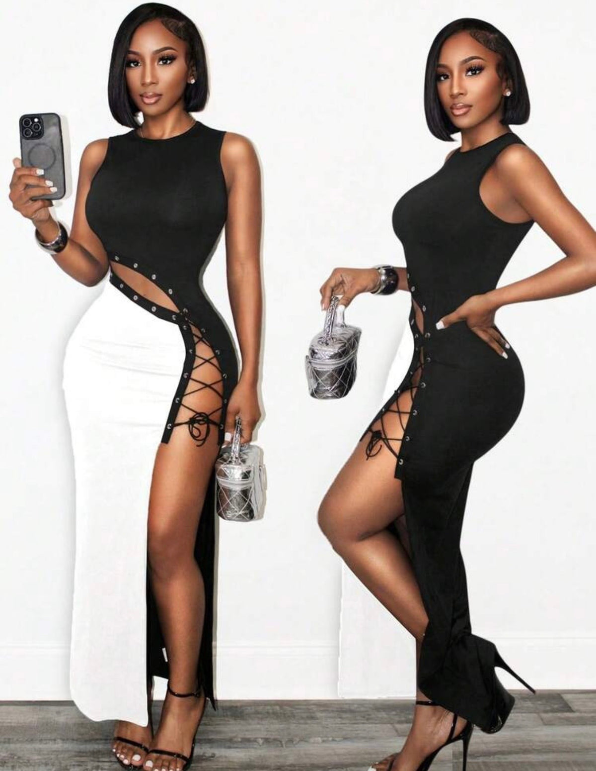 Sleeveless Criss-Cross Dress