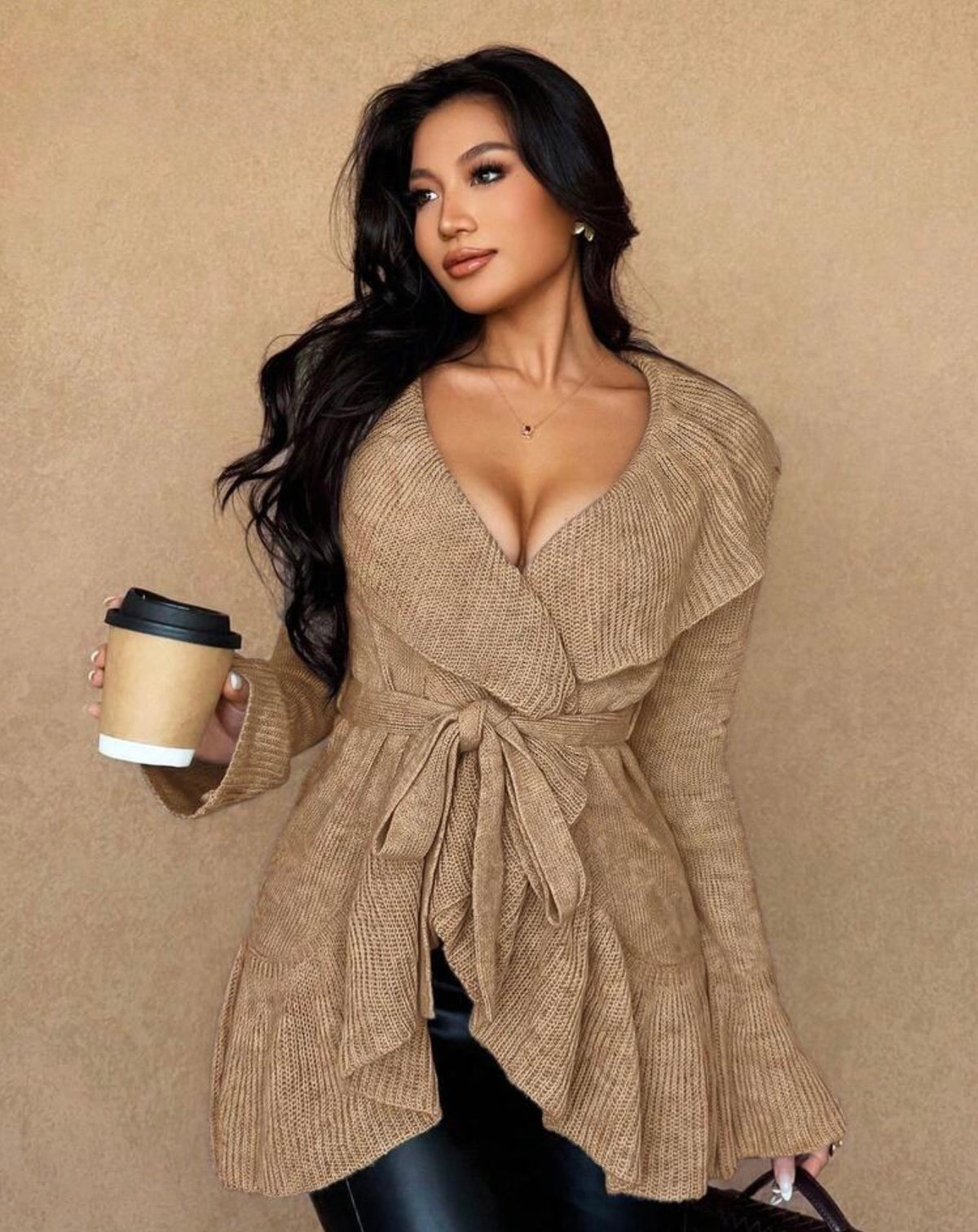 Elegant Figure Flattering Cardigan