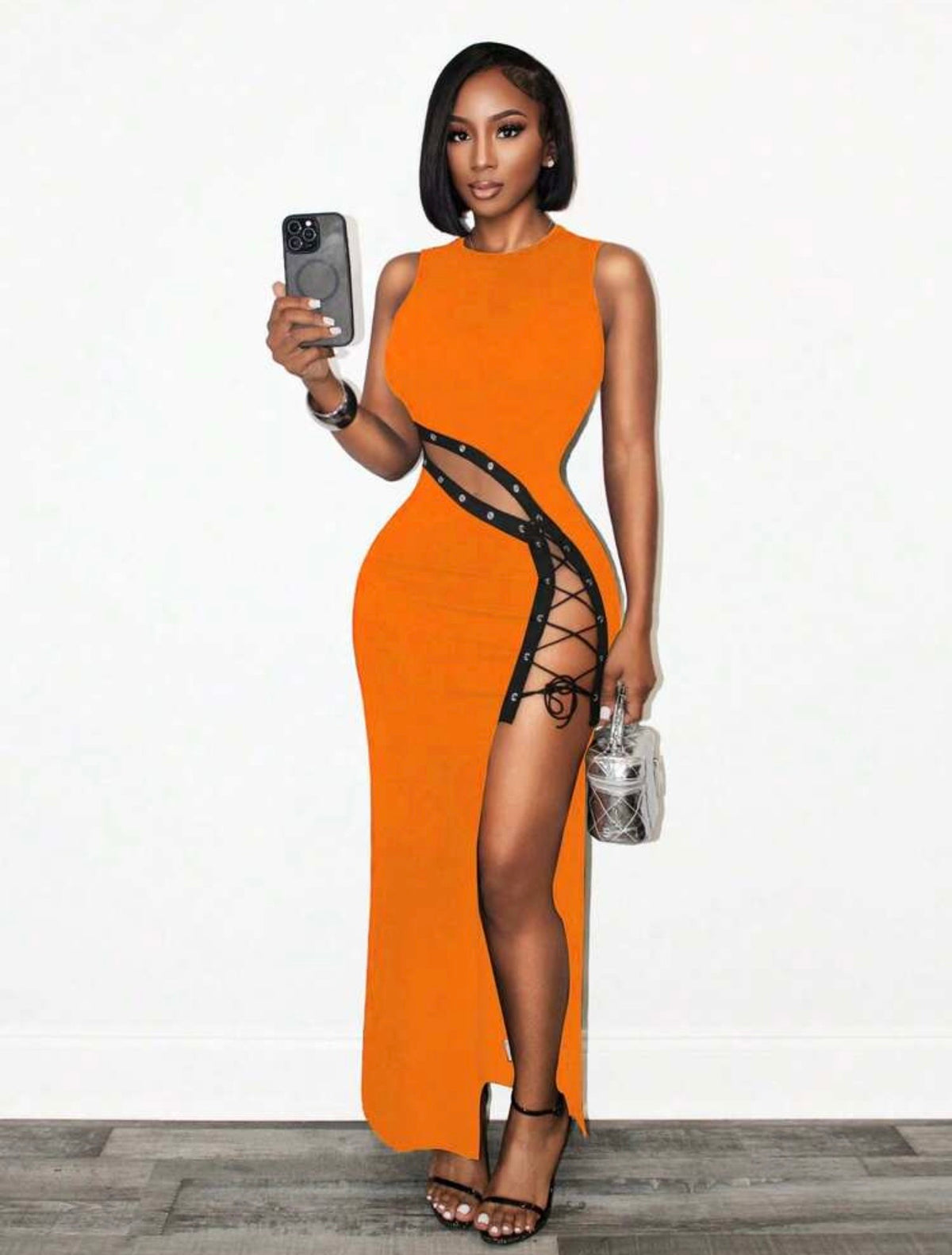 Sleeveless Criss-Cross Dress