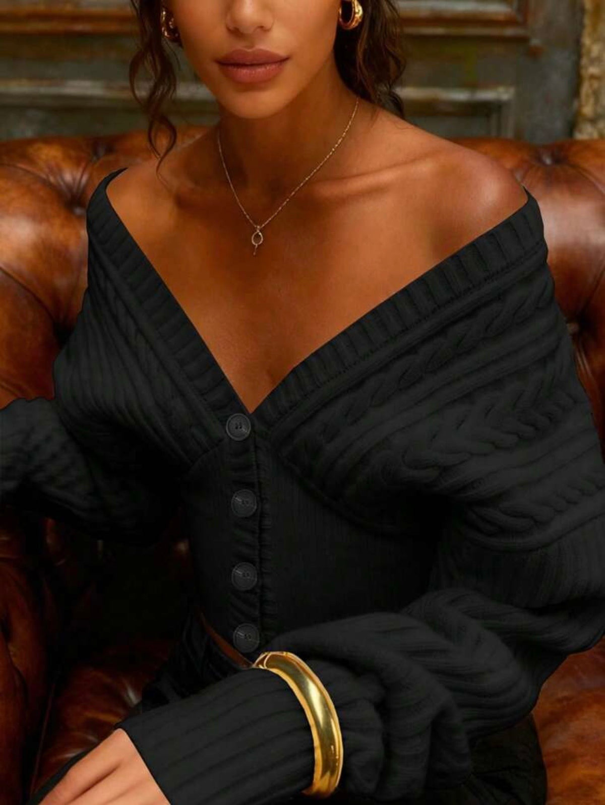 Sexy Off The Shoulder Sweater