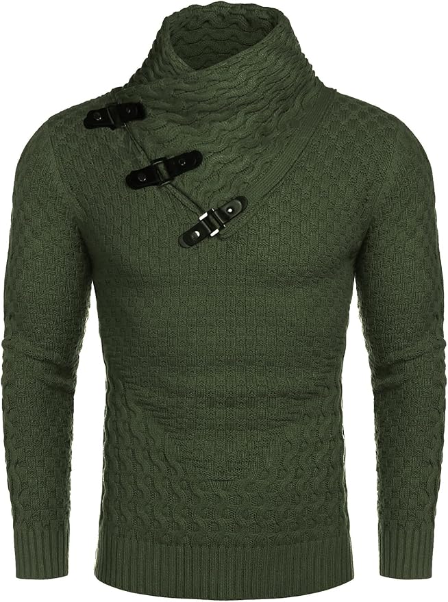 Men's Knitted Turtleneck Sweater