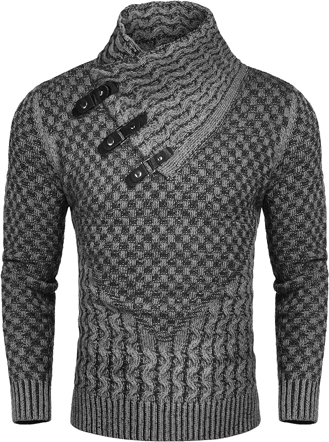 Men's Knitted Turtleneck Sweater