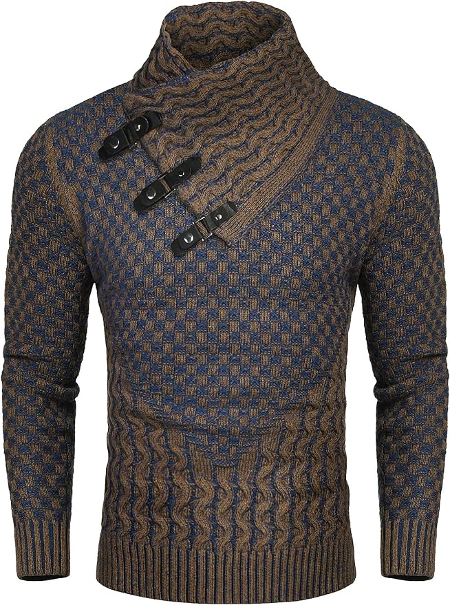 Men's Knitted Turtleneck Sweater