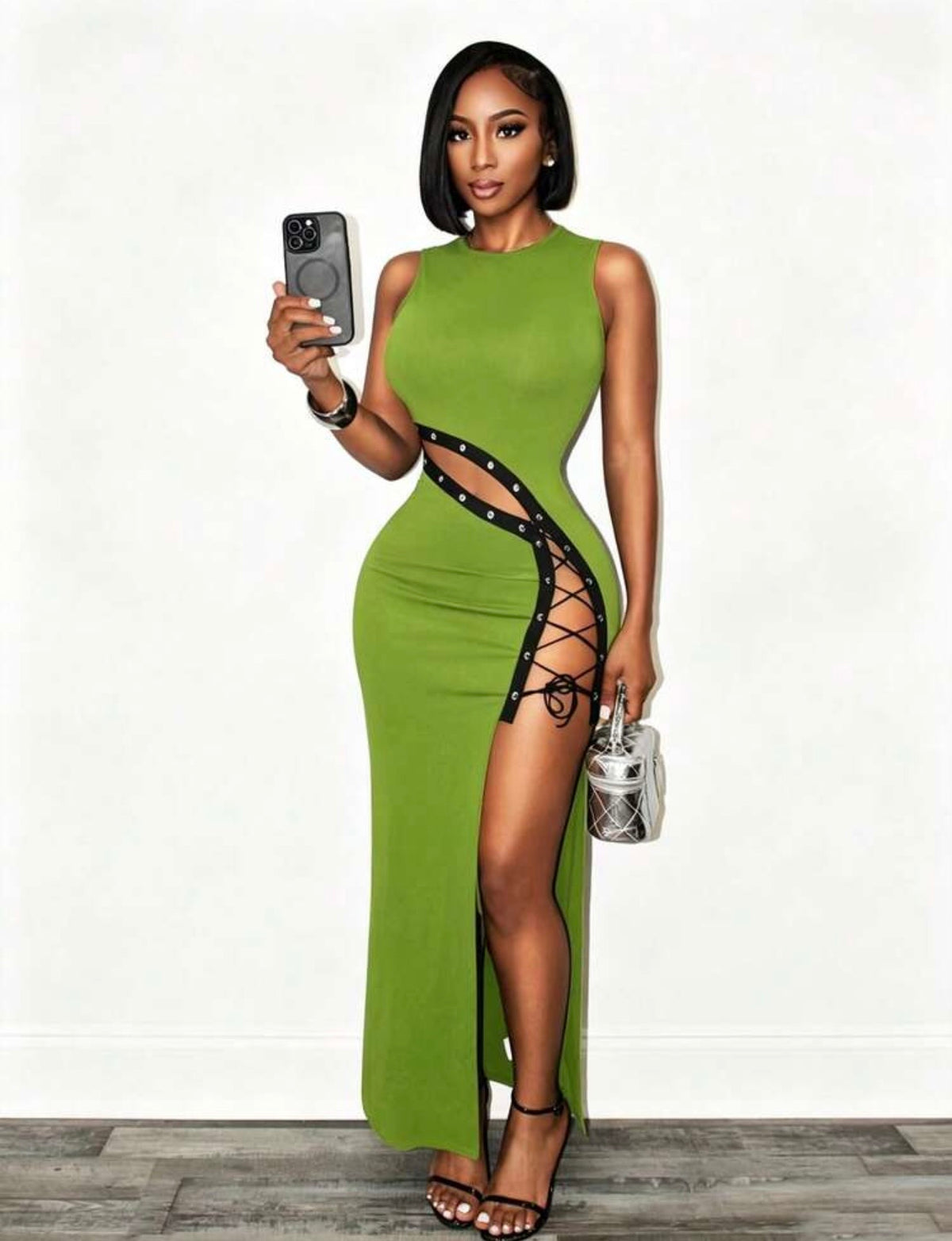 Sleeveless Criss-Cross Dress