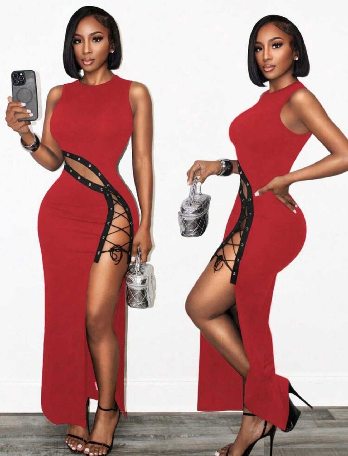 Sleeveless Criss-Cross Dress