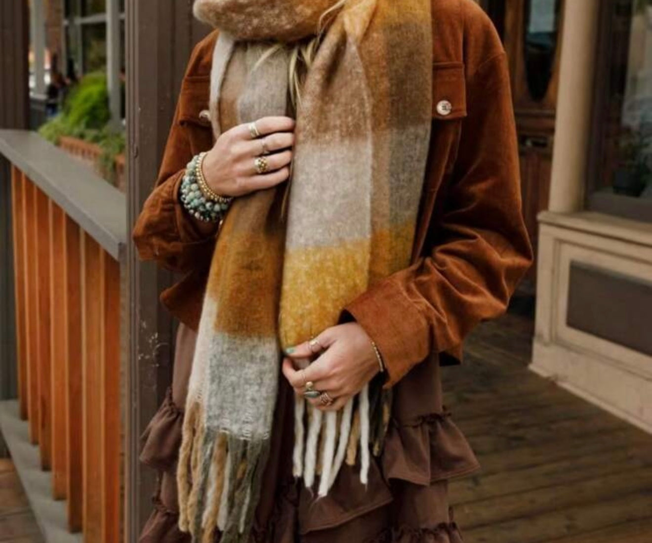 Colorful Winter Fashion Scarfs