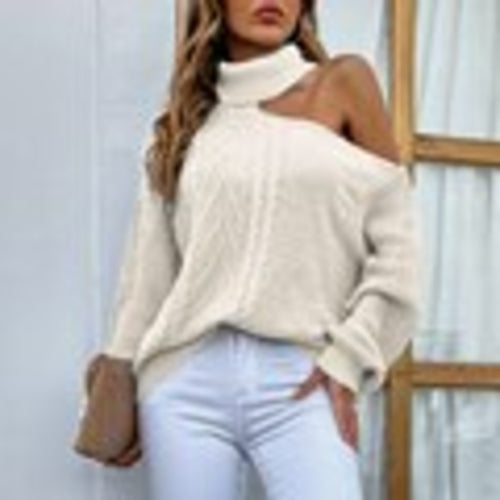 One Drop Shoulder Sweaters