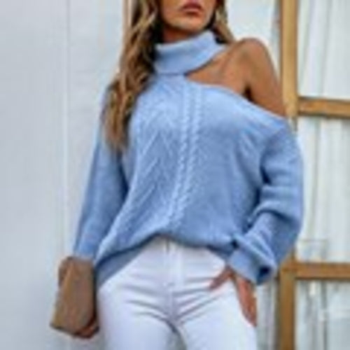 One Drop Shoulder Sweaters