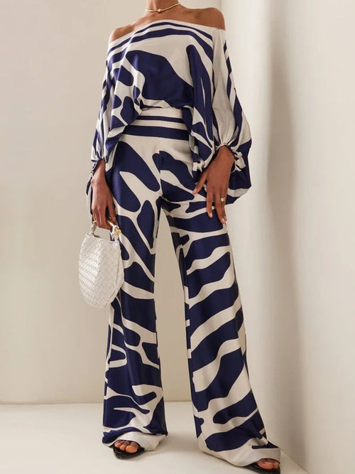 Casual and Elegant Two-Piece Leisure Suit