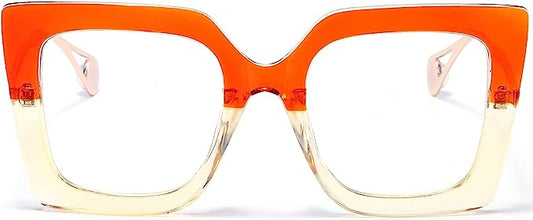 Creamsicle Oversize Glasses