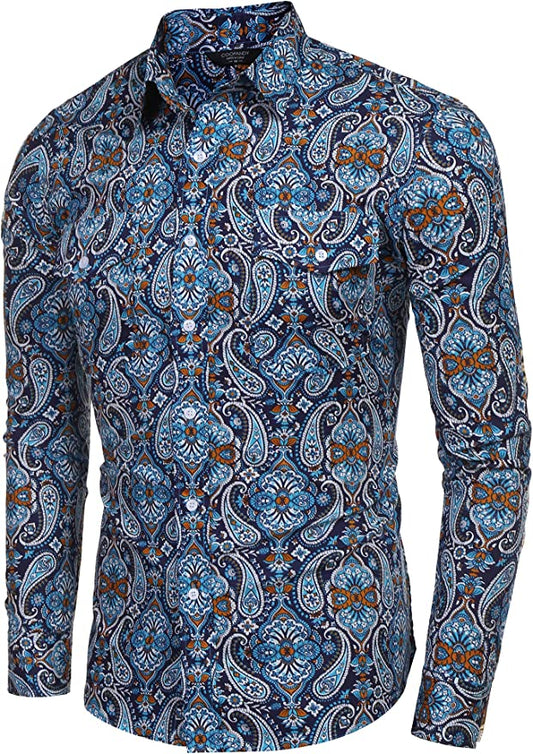 Paisley & Floral Long Sleeve Shirt